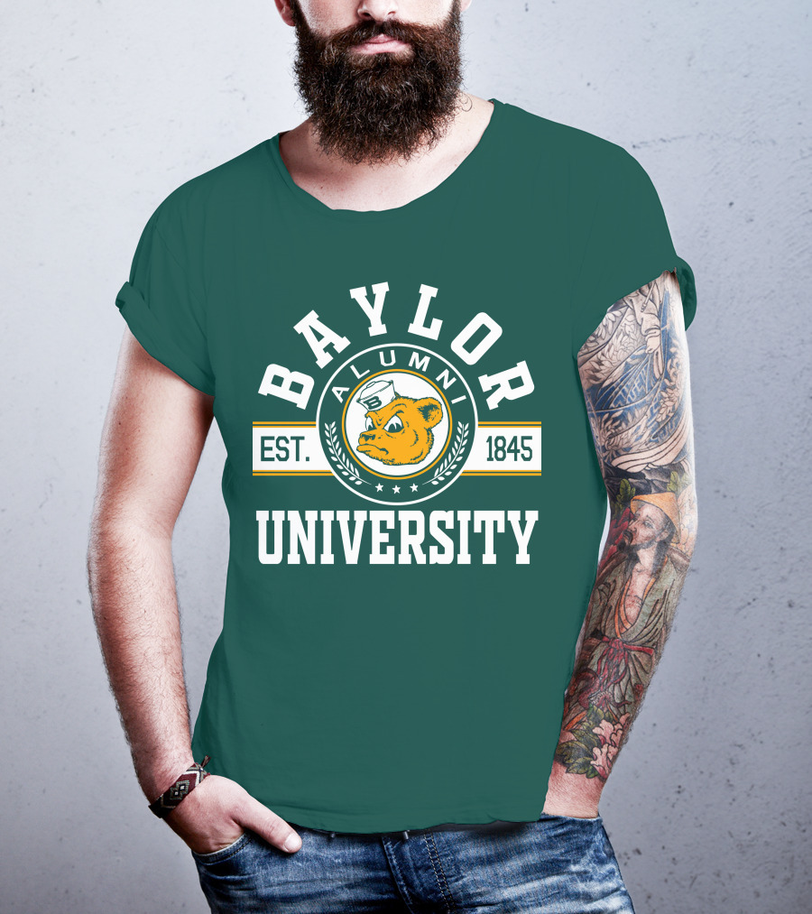 Baylor University Alumni Est. 1845 Bear T-Shirt