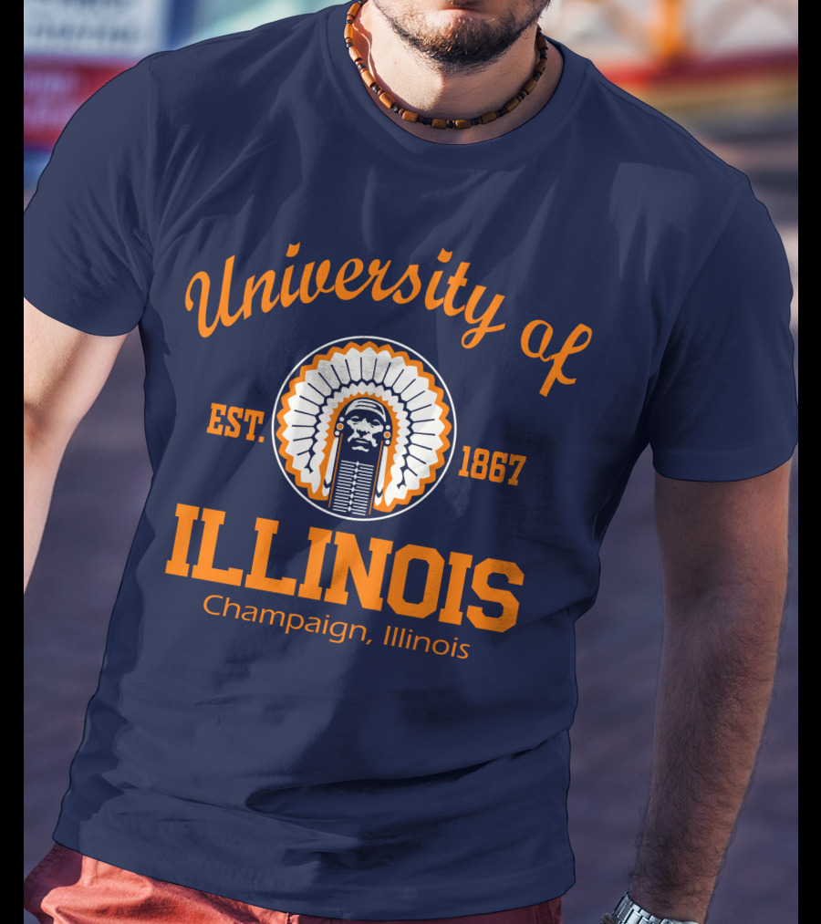 University Of Illinois Est. 1867 Champaign Illinois T-Shirt