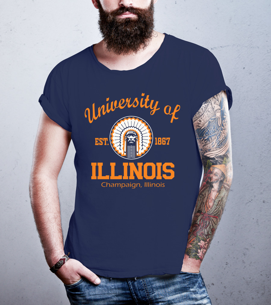 University Of Illinois Est. 1867 Champaign Illinois T-Shirt