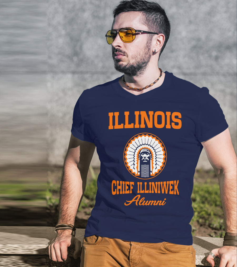 Illinois Chief Illiniwek Alumni T-Shirt