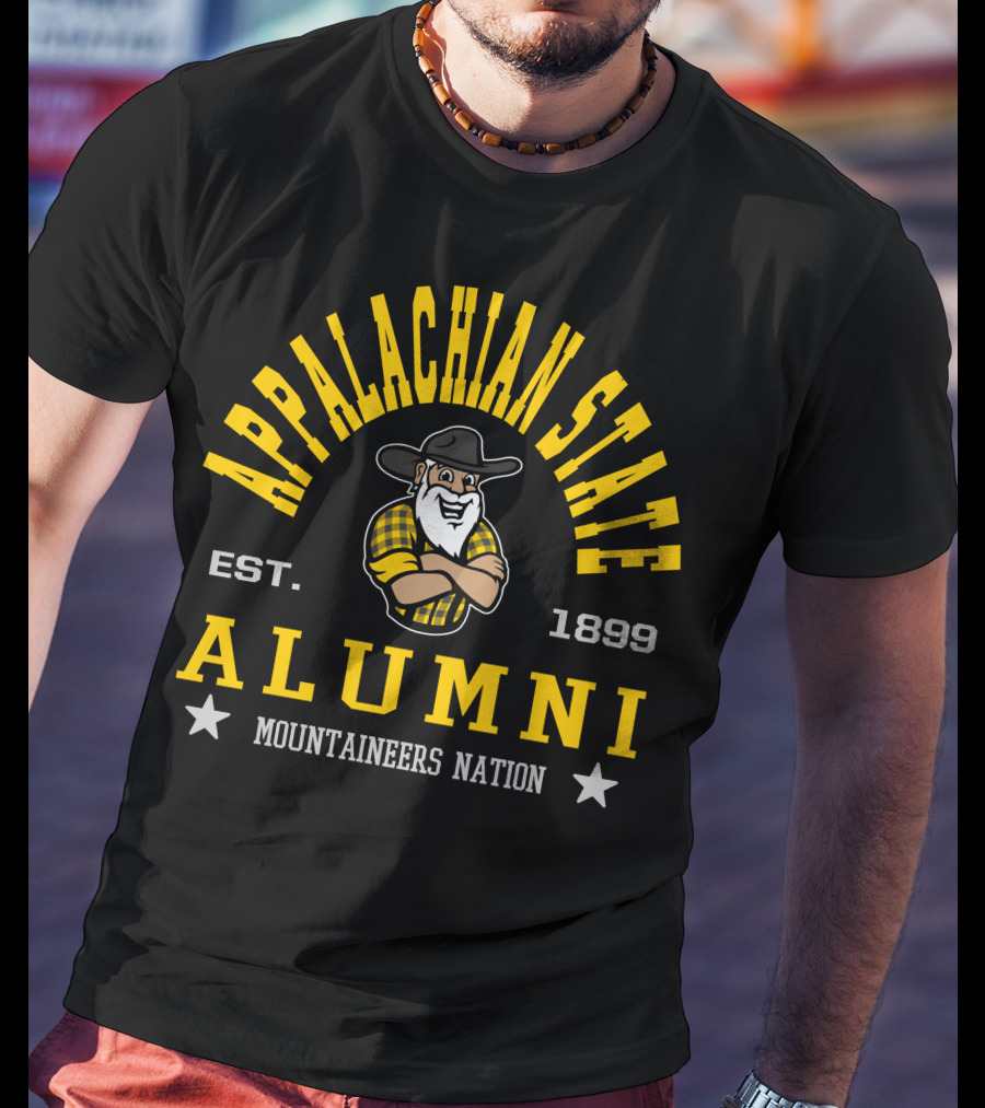 Appalachian State Alumni Established 1899 Mountaineers Nation T-Shirt