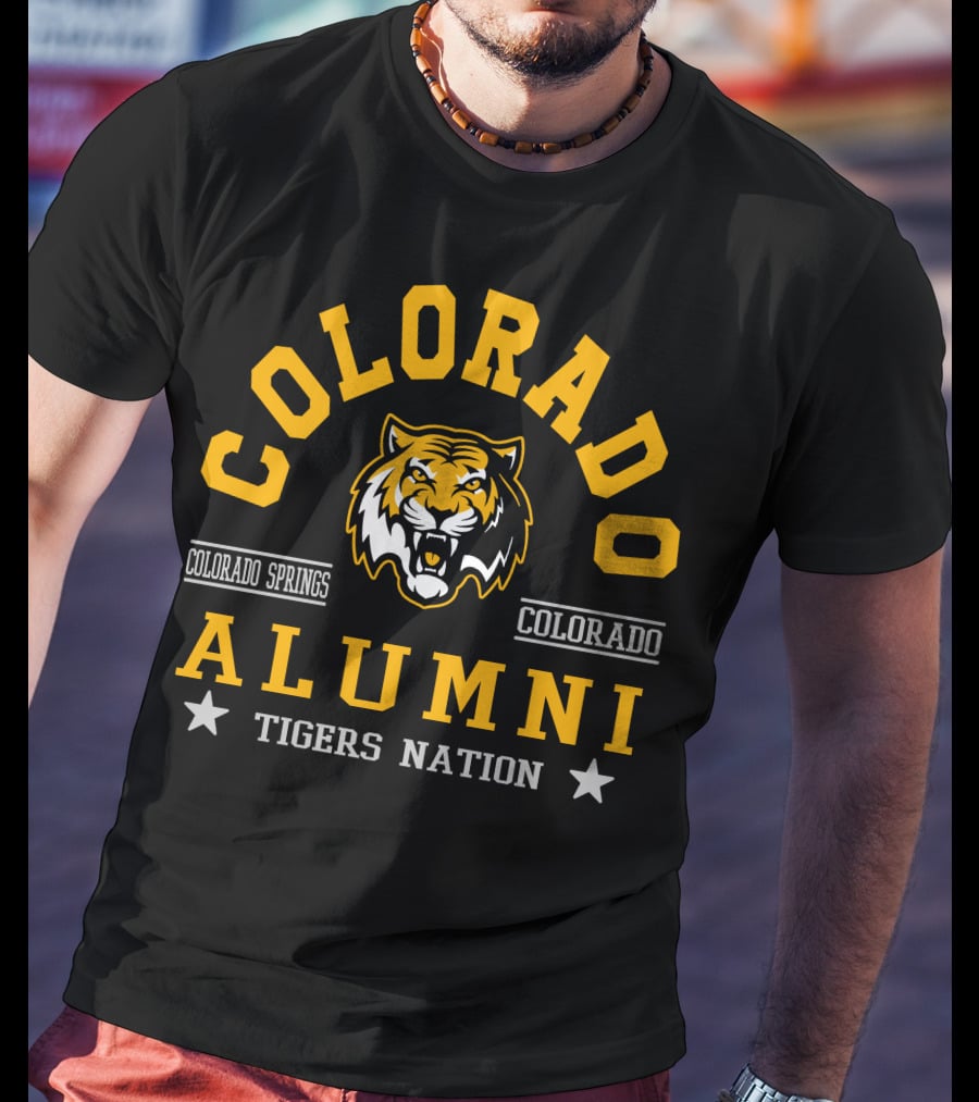 Colorado Springs Colorado Alumni Tigers Nation T-Shirt