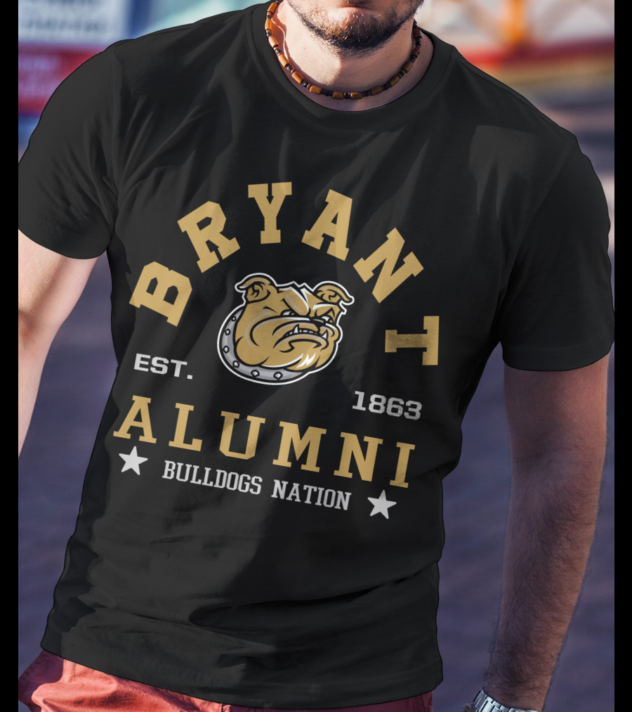Bryant Alumni Bulldogs Nation Est. 1863 T-Shirt