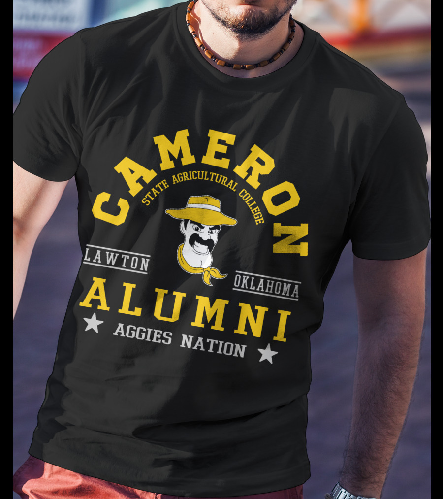 Cameron State Agricultural College Alumni Lawton Oklahoma Aggies Nation T-Shirt