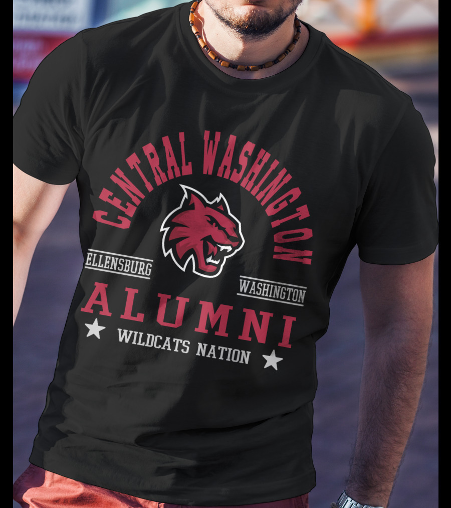 Central Washington University Wildcats Alumni Ellensburg Nation T-Shirt