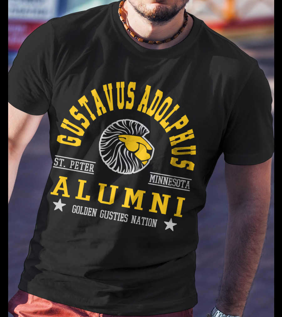 Gustavus Adolphus College Alumni St. Peter Minnesota Golden Gusties Nation T-Shirt
