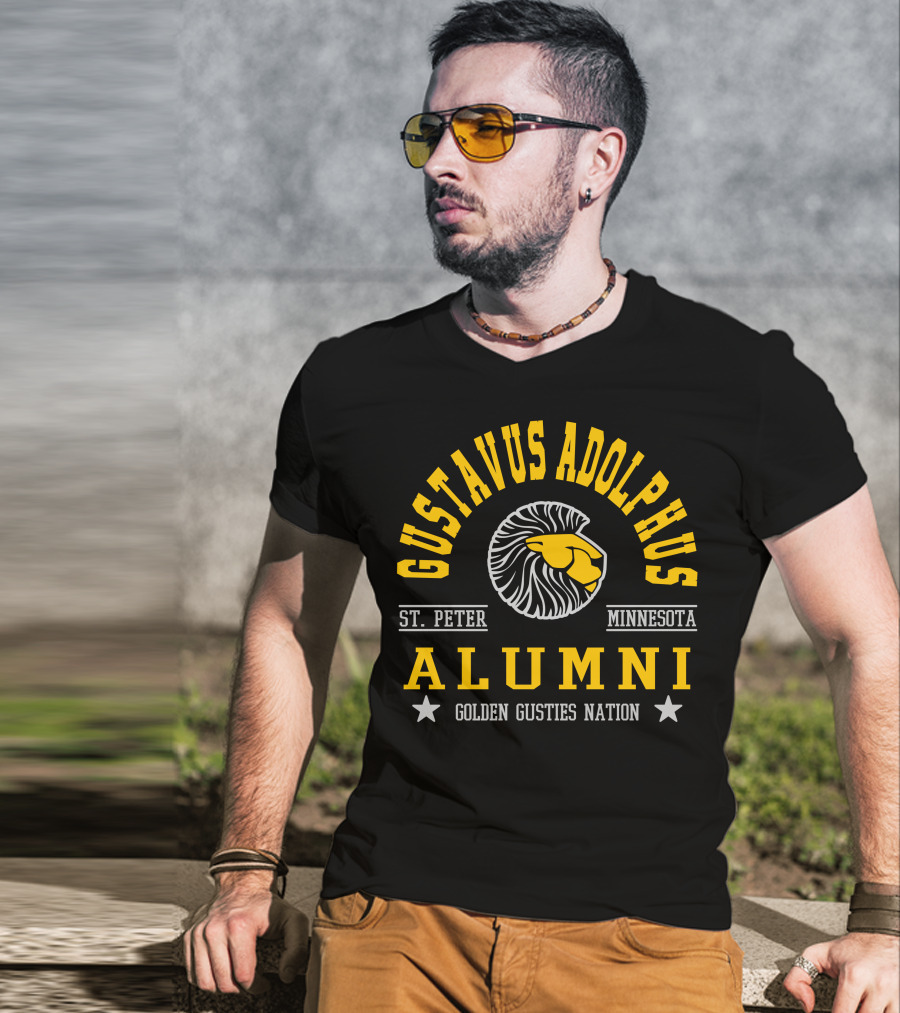 Gustavus Adolphus College Alumni St. Peter Minnesota Golden Gusties Nation T-Shirt