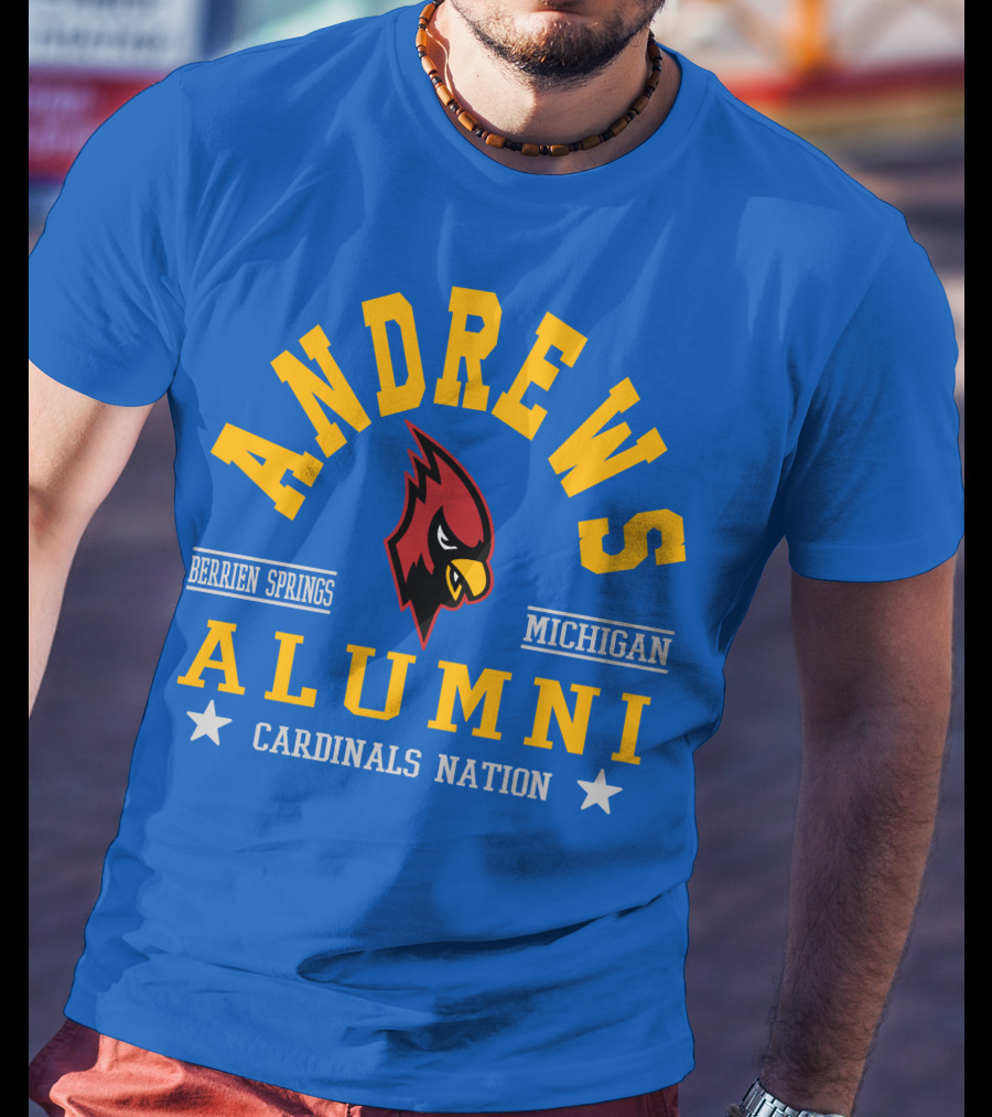 Andrews Alumni Cardinals Nation Berrien Springs Michigan T-Shirt