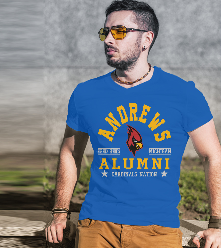 Andrews Alumni Cardinals Nation Berrien Springs Michigan T-Shirt