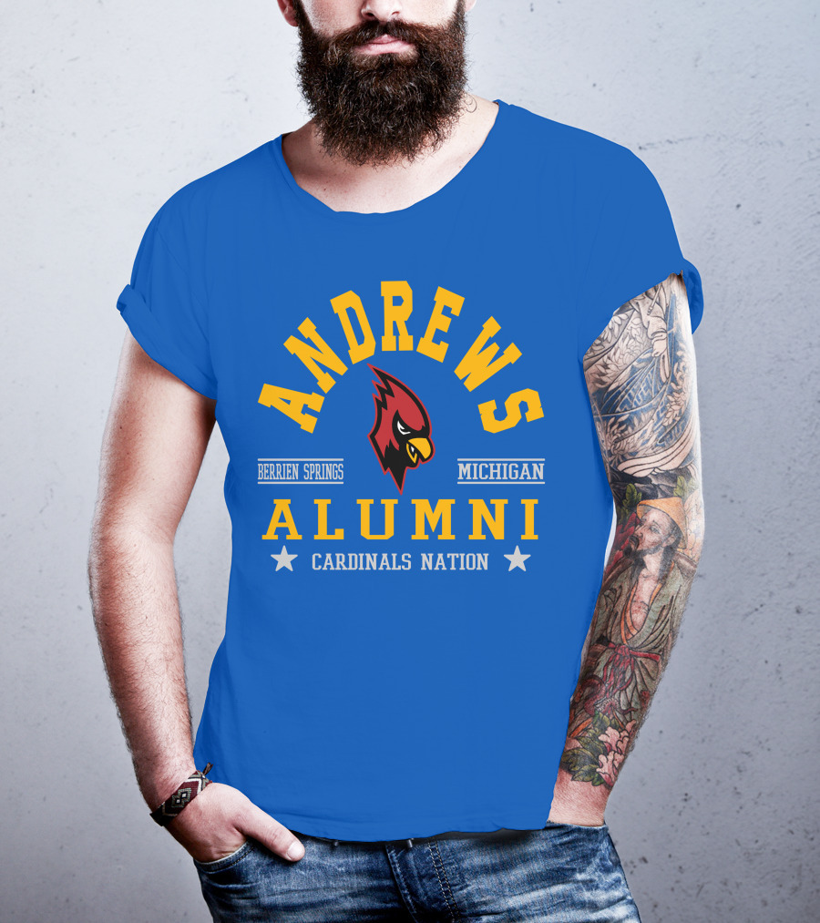Andrews Alumni Cardinals Nation Berrien Springs Michigan T-Shirt