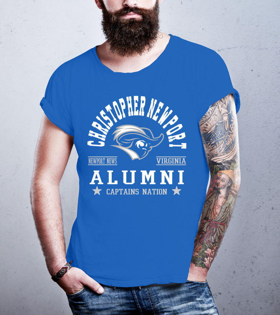 Christopher Newport Alumni Captains Nation Newport News Virginia T-Shirt