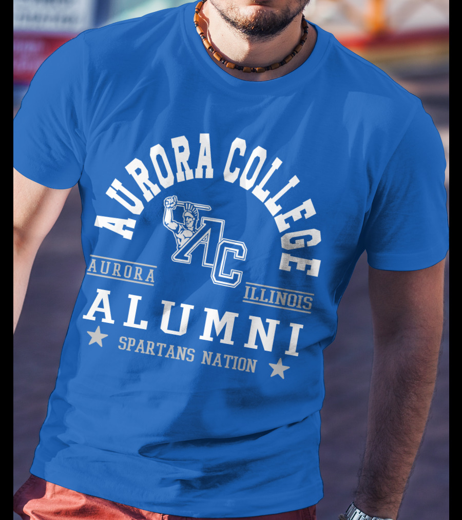 Aurora College Alumni Spartans Nation Aurora Illinois T-Shirt