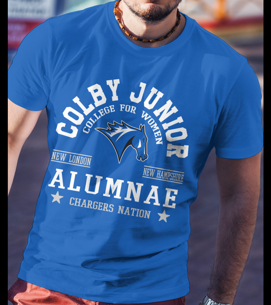 Colby Junior College For Women Alumnae Chargers Nation New London New Hampshire T-Shirt