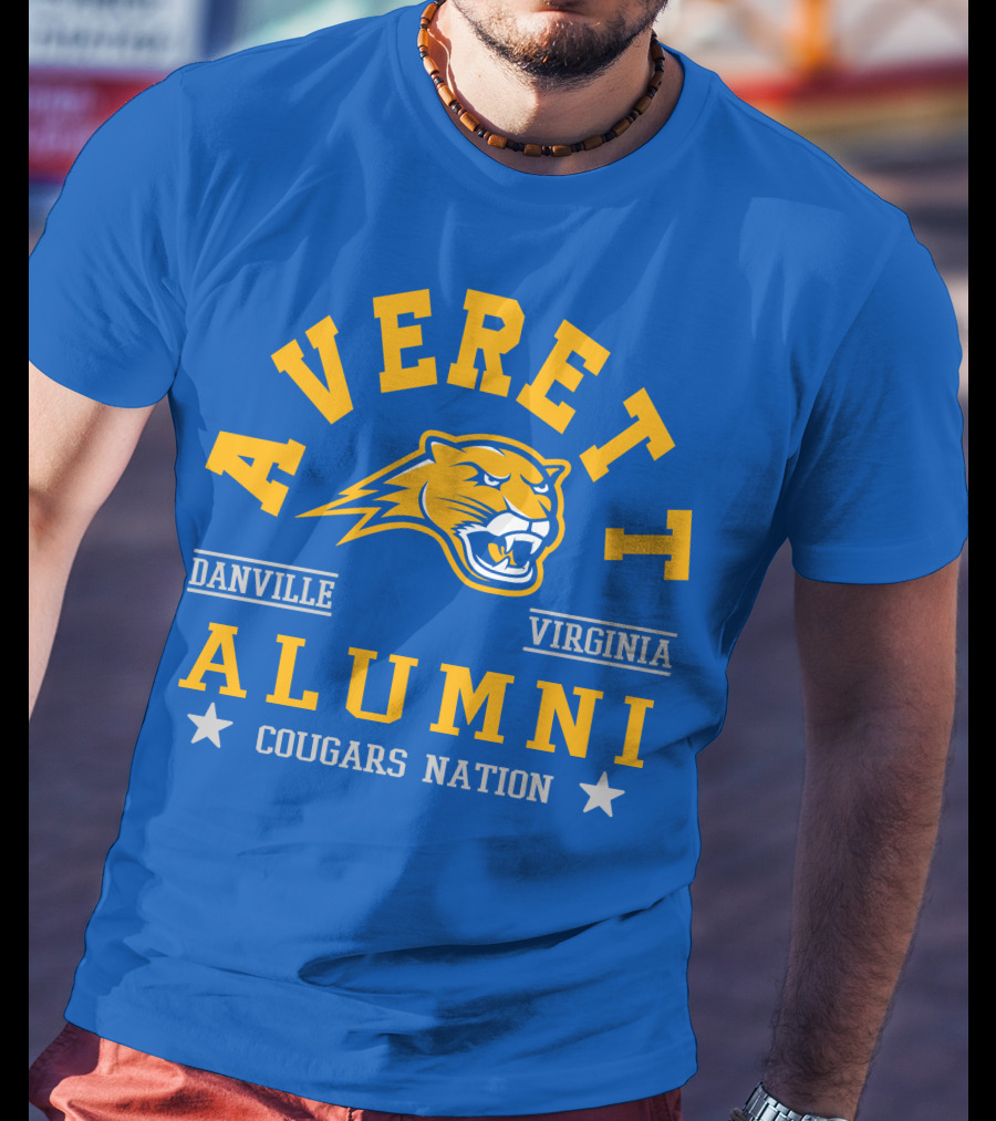 Averett Cougars Alumni Danville Virginia Nation T-Shirt
