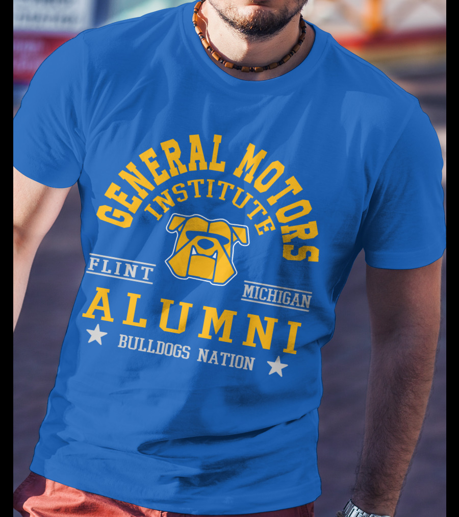 General Motors Institute Flint Michigan Alumni Bulldogs Nation T-Shirt