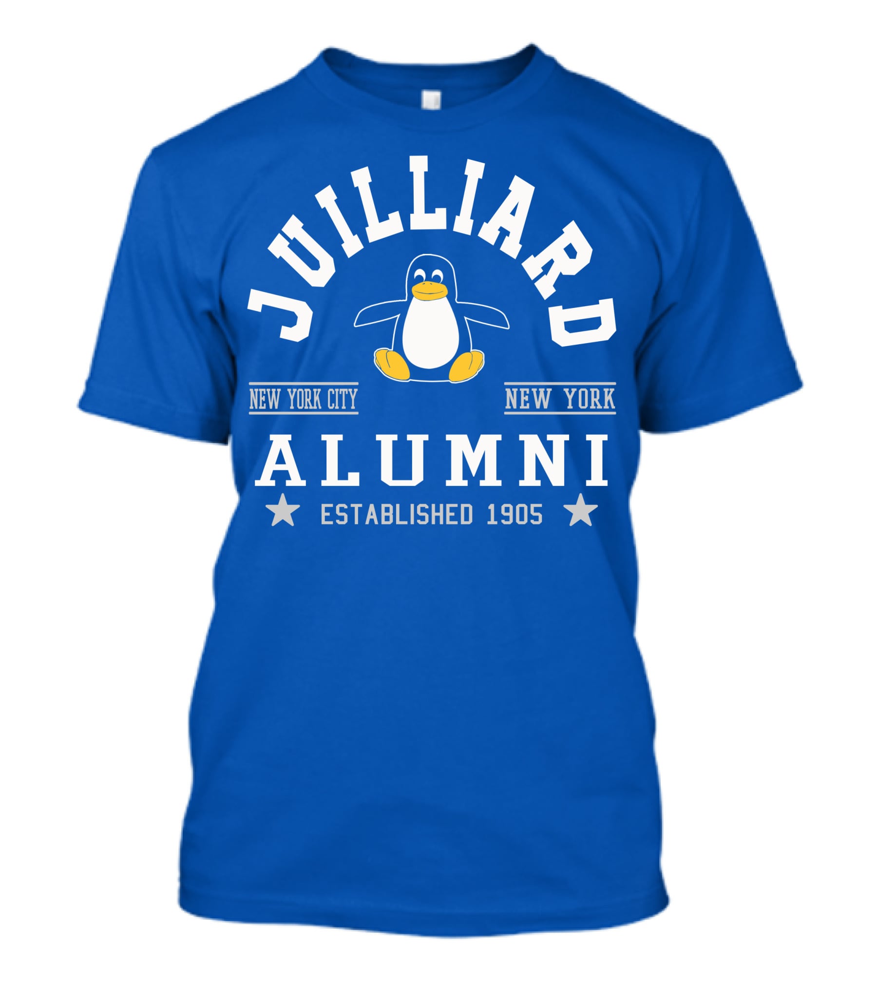 Juilliard Alumni New York City Penguin Established 1905 T-Shirt