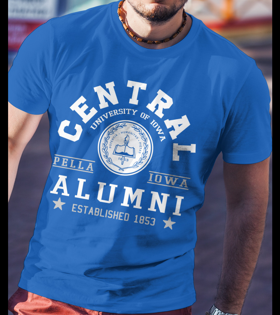 Central University Of Iowa Alumni Pella Iowa Established 1853 T-Shirt