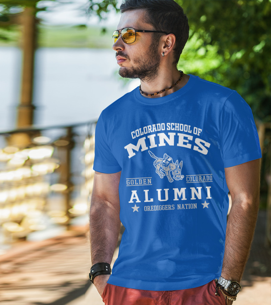 Colorado School Of Mines Alumni Golden Colorado Orediggers Nation T-Shirt