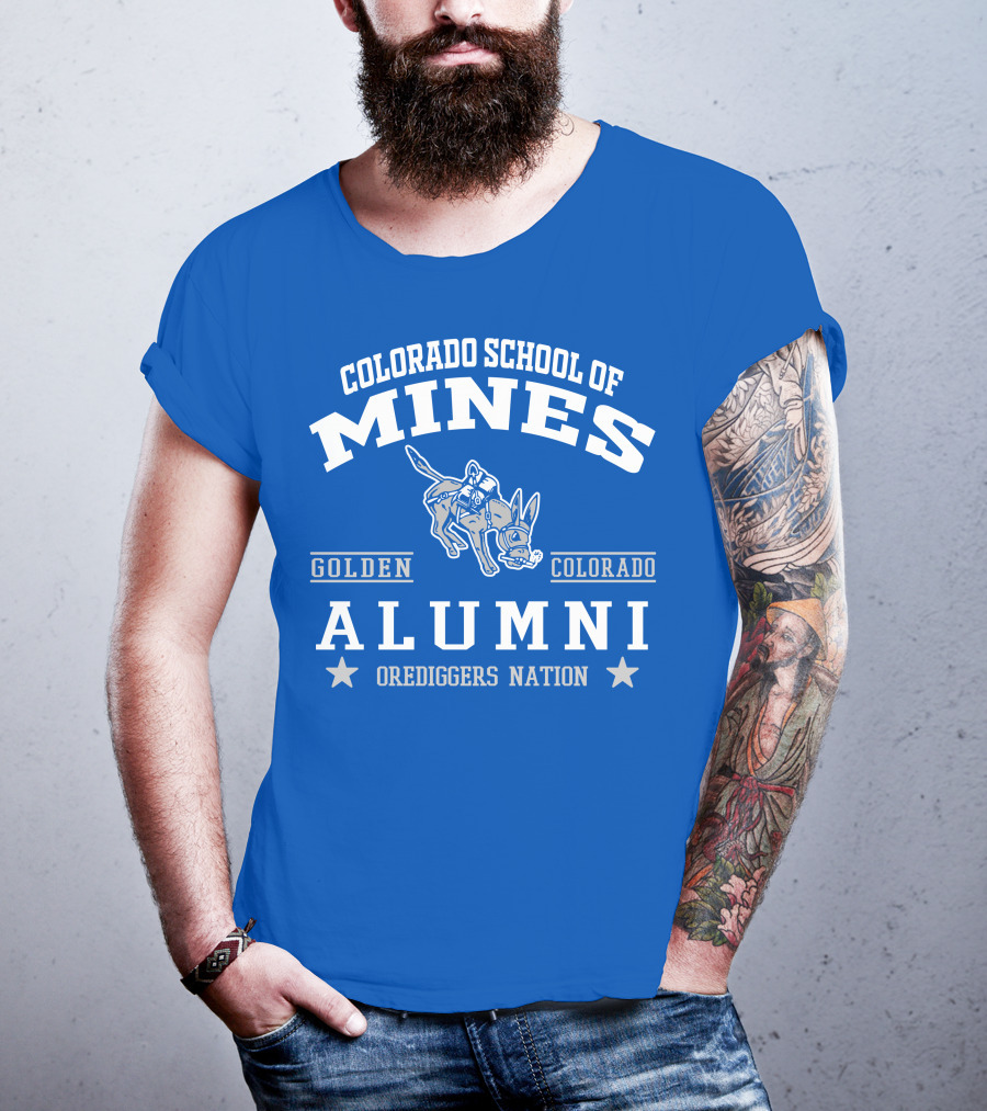 Colorado School Of Mines Alumni Golden Colorado Orediggers Nation T-Shirt