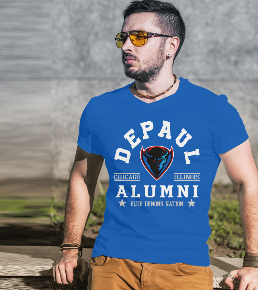 DePaul Alumni Chicago Illinois Blue Demons Nation T-Shirt
