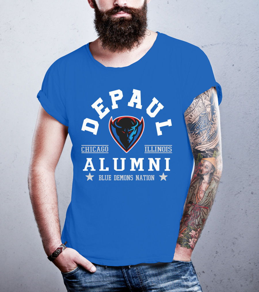 DePaul Alumni Chicago Illinois Blue Demons Nation T-Shirt