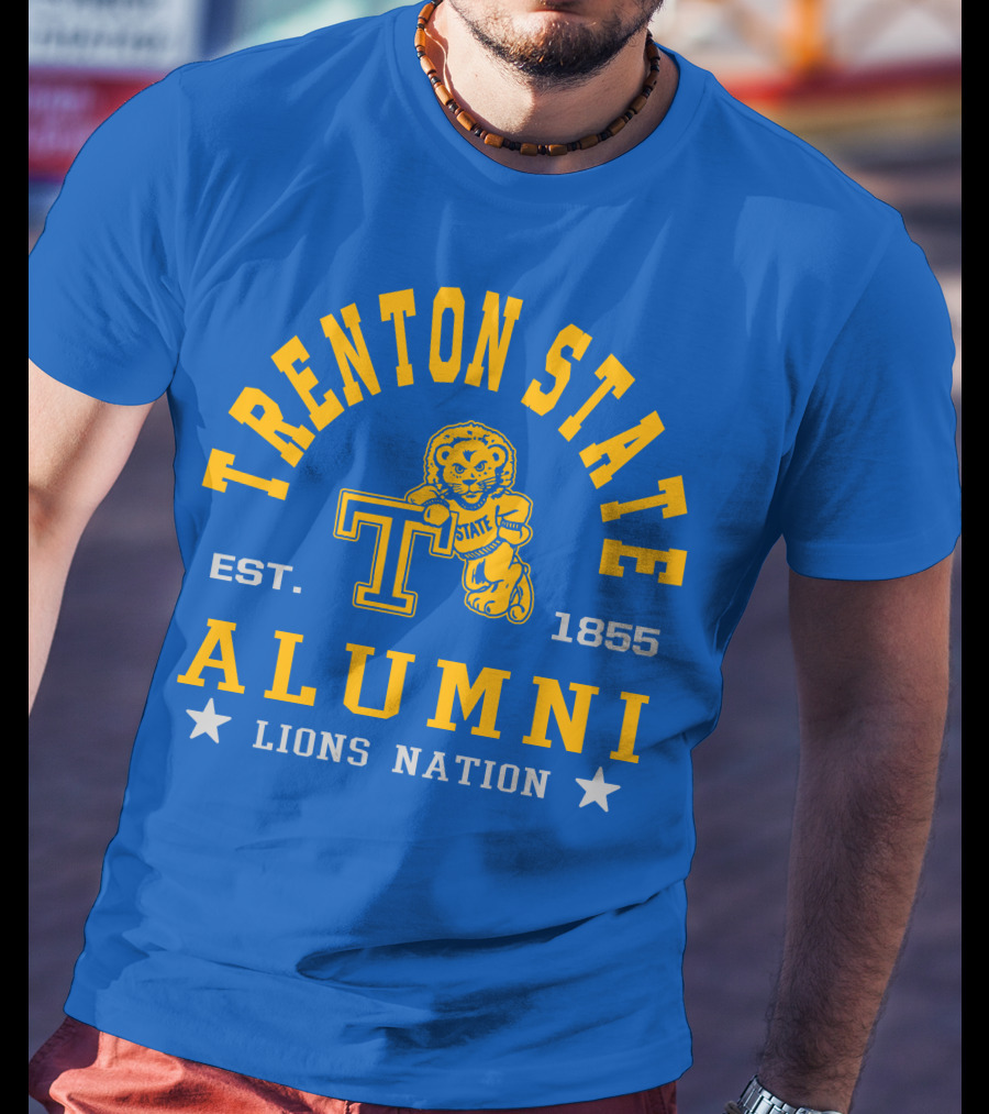 Trenton State College Alumni Lions Nation Est. 1855 T-Shirt
