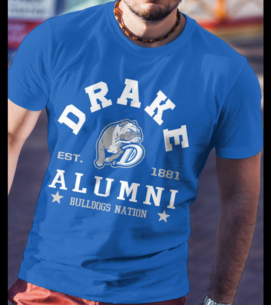 Drake Alumni Bulldogs Nation Est. 1881 T-Shirt