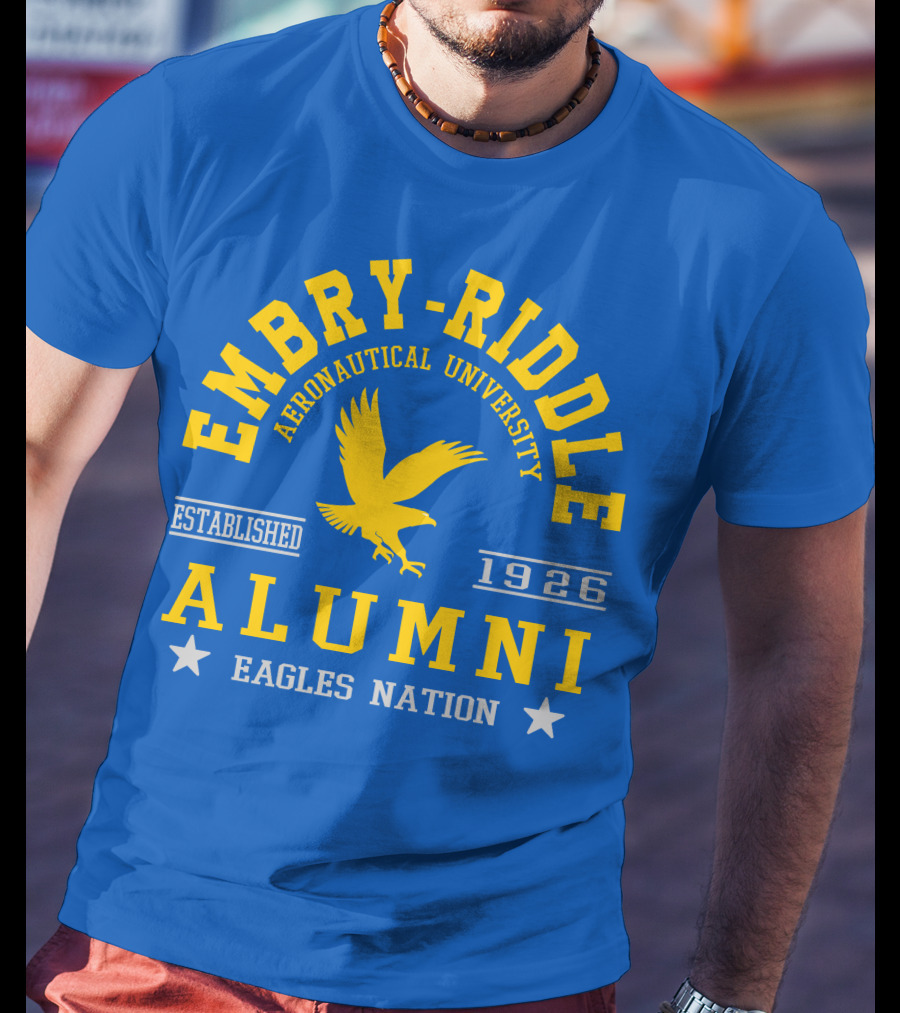 Embry-Riddle Aeronautical University Alumni Eagles Nation Established 1926 T-Shirt