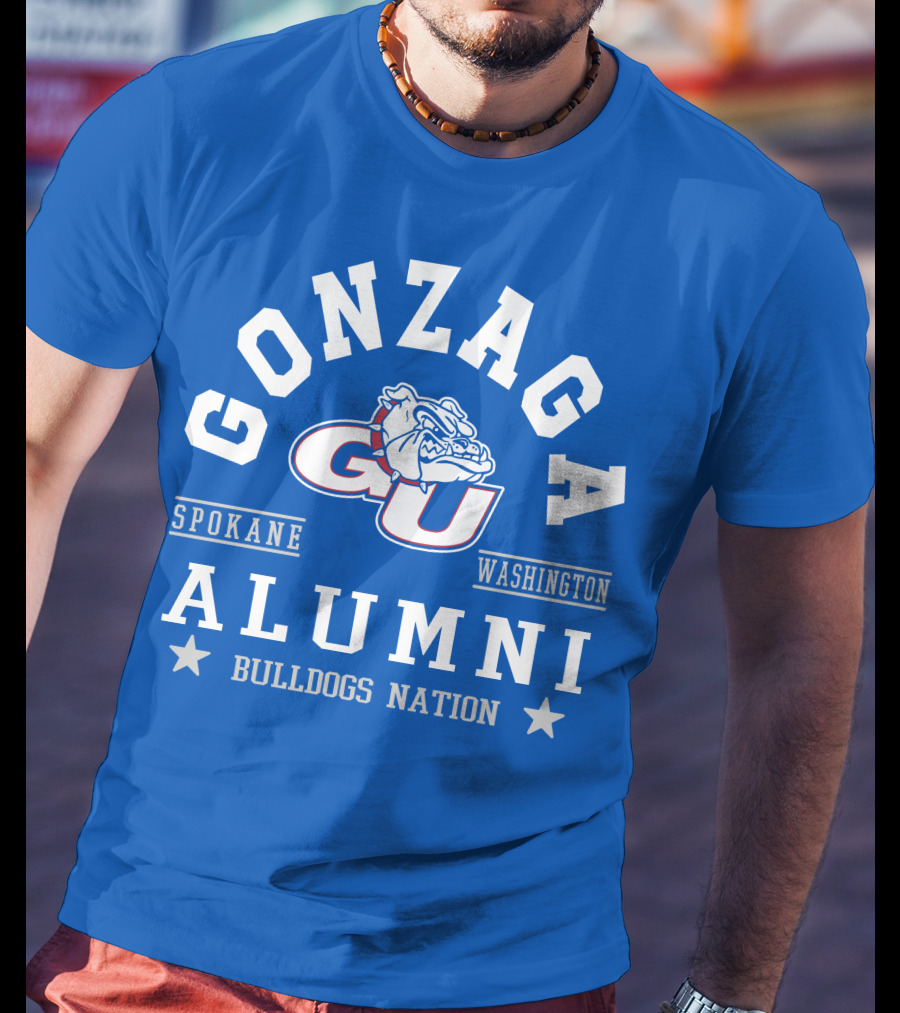 Gonzaga Bulldogs Alumni GU Spokane Washington Nation T-Shirt