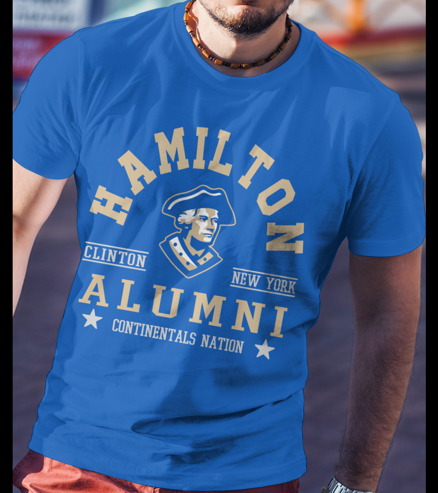 Hamilton Alumni Clinton New York Continentals Nation T-Shirt
