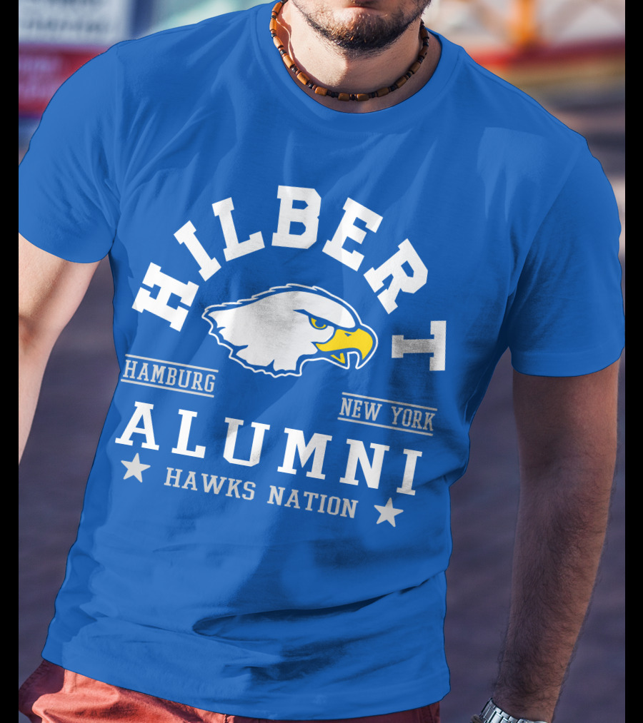 Hilbert Alumni Hamburg New York Hawks Nation T-Shirt