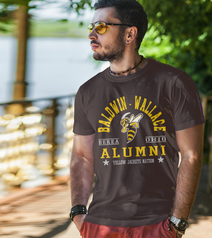 Baldwin Wallace Berea Ohio Alumni Yellow Jackets Nation T-Shirt