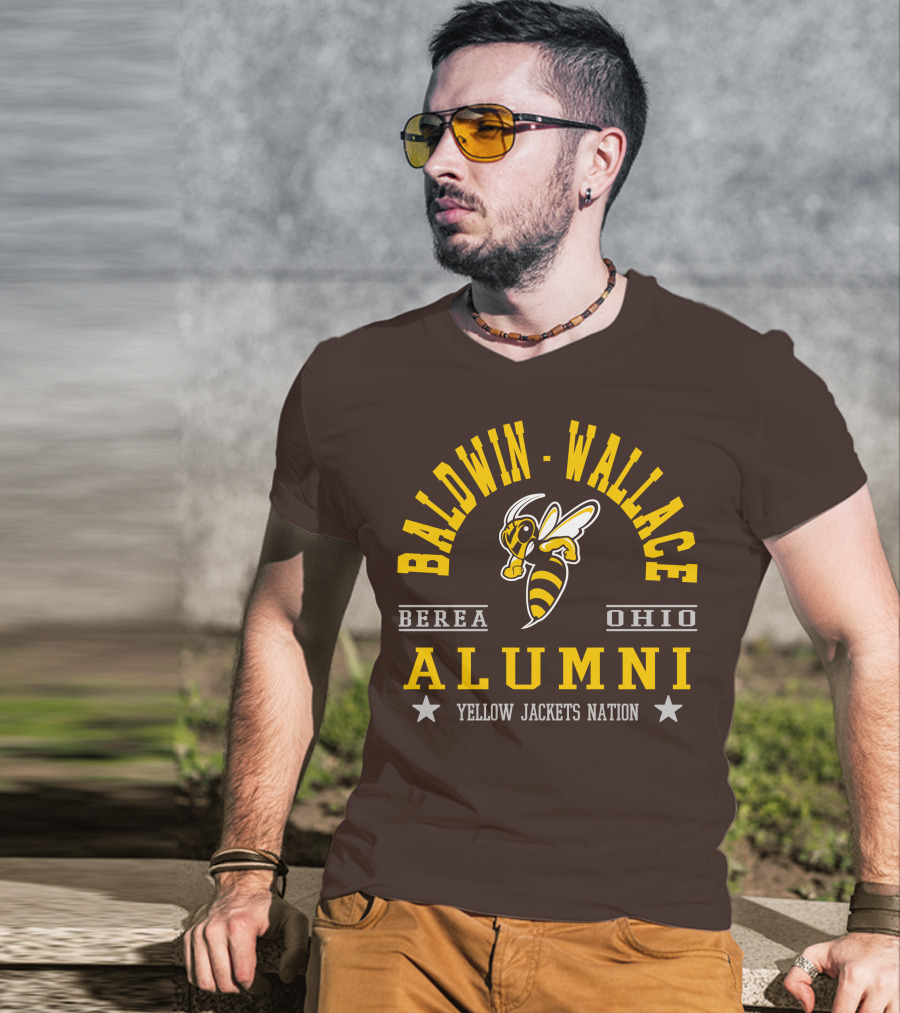 Baldwin Wallace Berea Ohio Alumni Yellow Jackets Nation T-Shirt