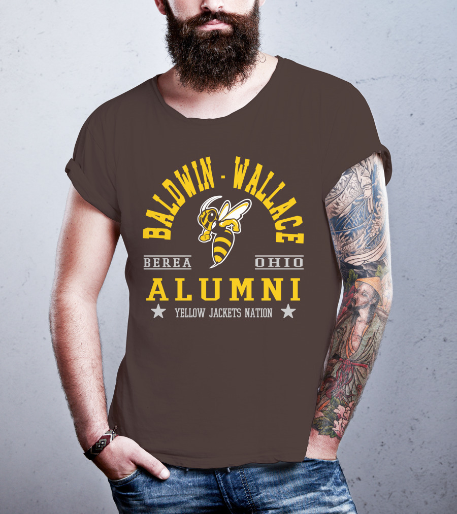 Baldwin Wallace Berea Ohio Alumni Yellow Jackets Nation T-Shirt