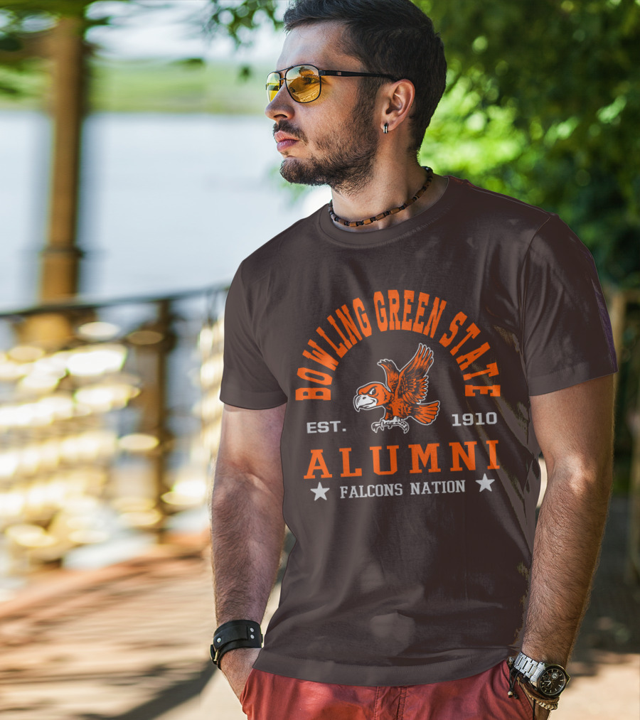 Bowling Green State University Falcons Alumni Est. 1910 Nation T-Shirt