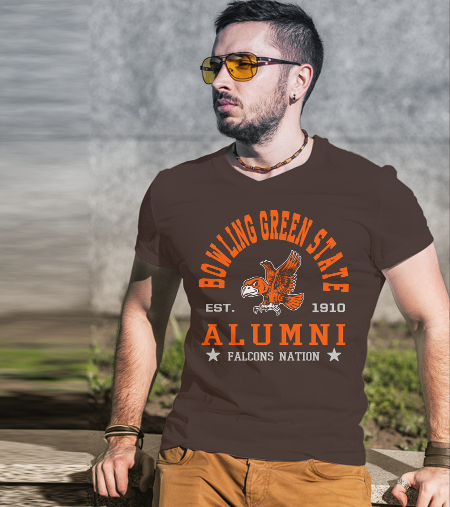 Bowling Green State University Falcons Alumni Est. 1910 Nation T-Shirt
