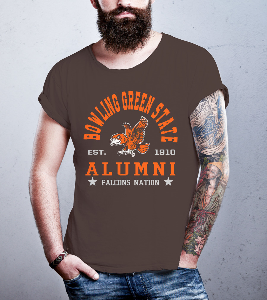 Bowling Green State University Falcons Alumni Est. 1910 Nation T-Shirt