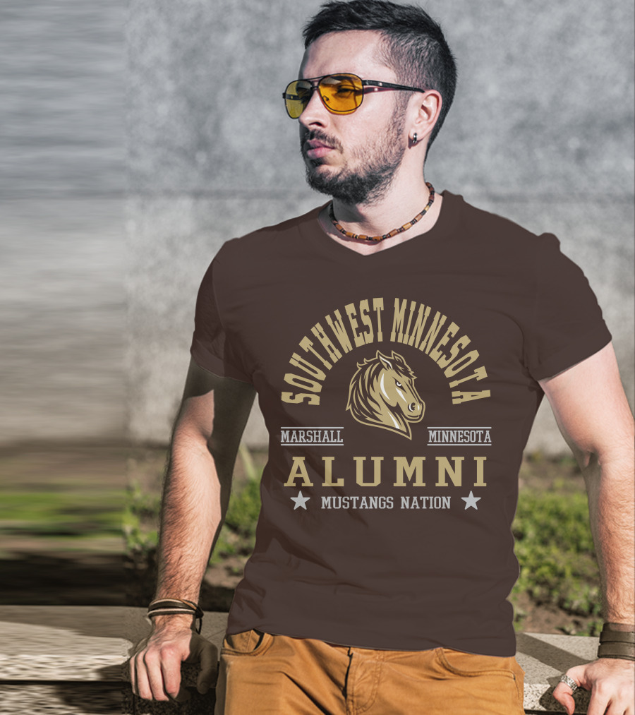 Southwest Minnesota Marshall Alumni Mustangs Nation T-Shirt