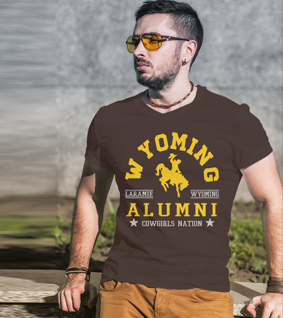 Wyoming Alumni Laramie Cowgirls Nation T-Shirt