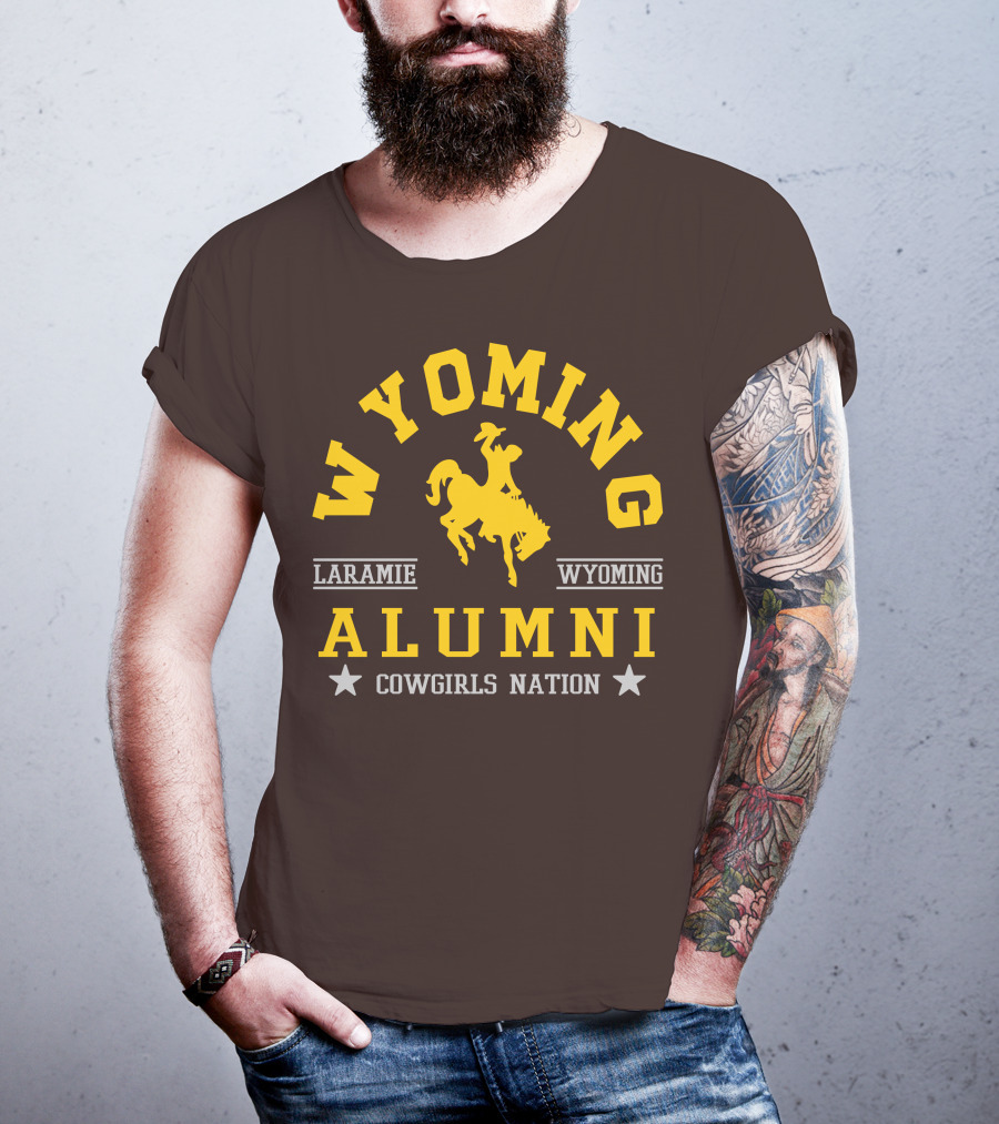 Wyoming Alumni Laramie Cowgirls Nation T-Shirt
