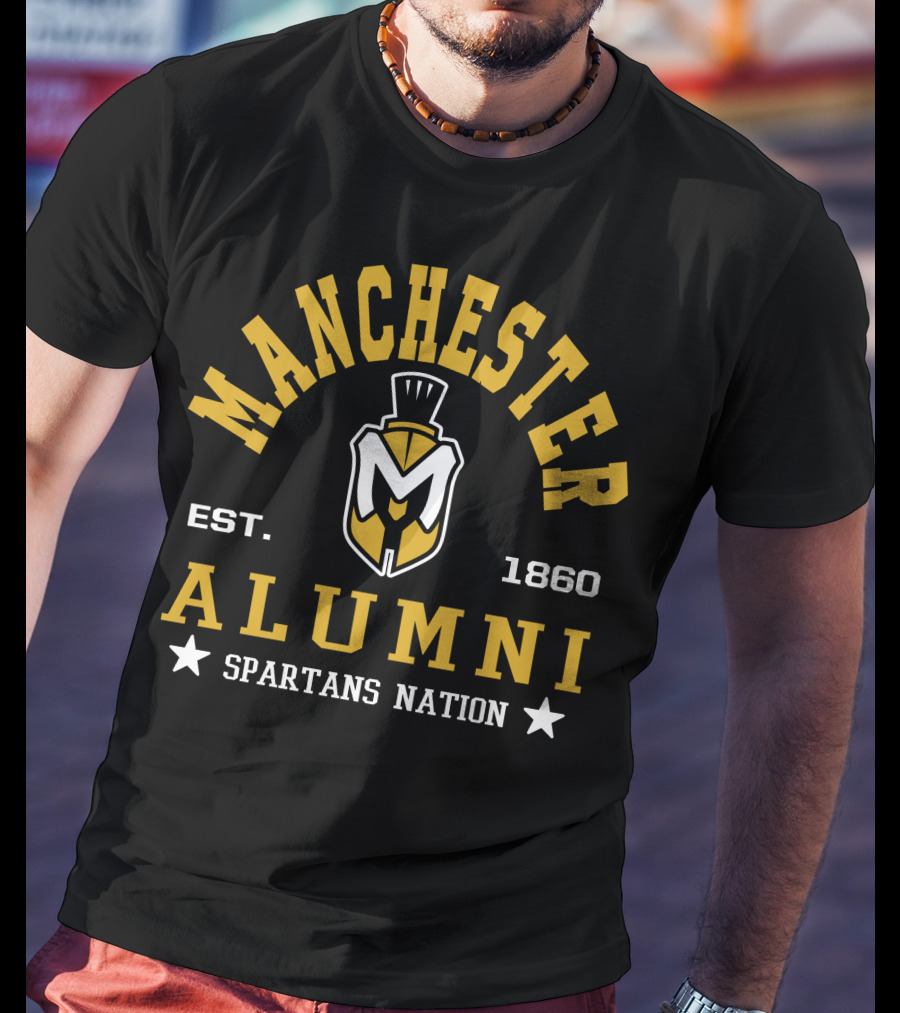 Manchester College Alumni Spartans Nation Est. 1860 T-Shirt