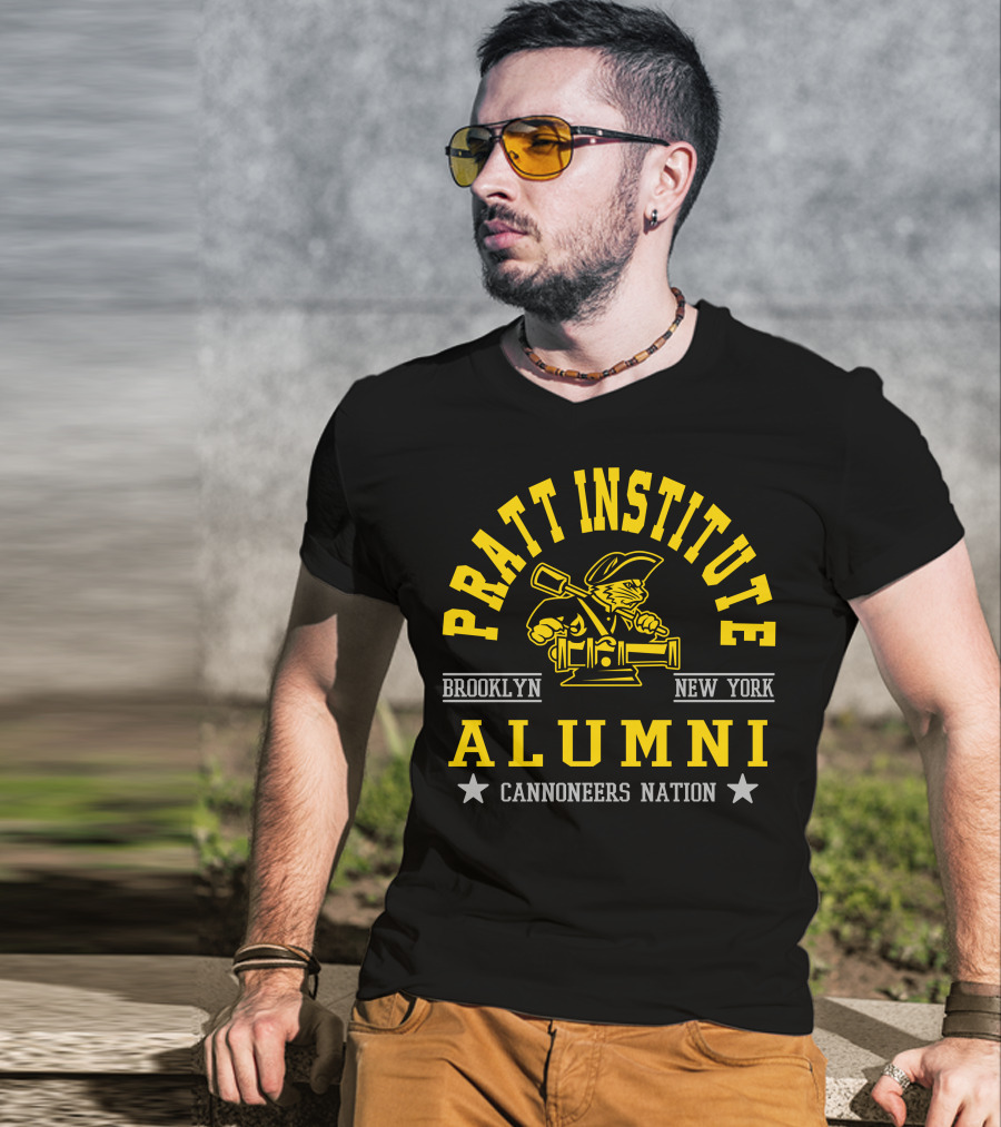 Pratt Institute Brooklyn New York Alumni Cannoneers Nation T-Shirt