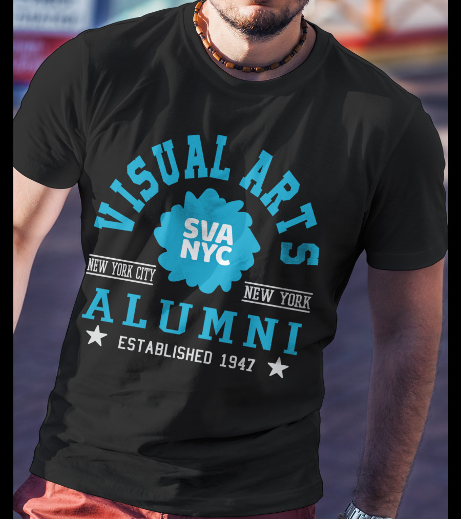 SVA NYC Visual Arts Alumni New York City Established 1947 T-Shirt