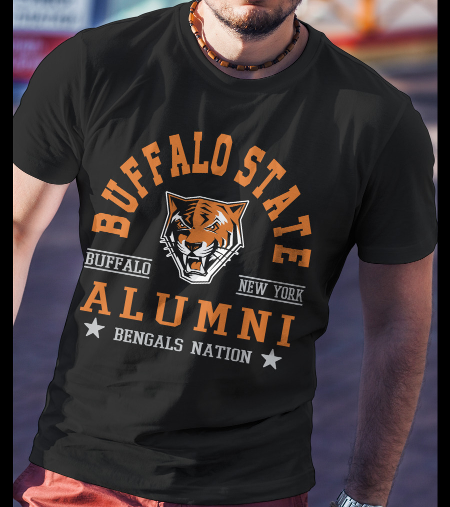 Buffalo State New York Alumni Bengals Nation T-Shirt