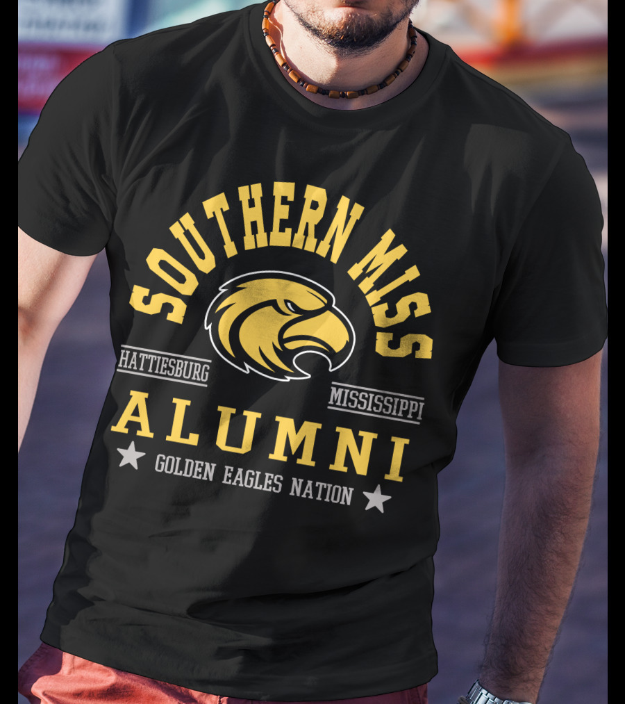 Southern Miss Alumni Golden Eagles Nation Hattiesburg Mississippi T-Shirt
