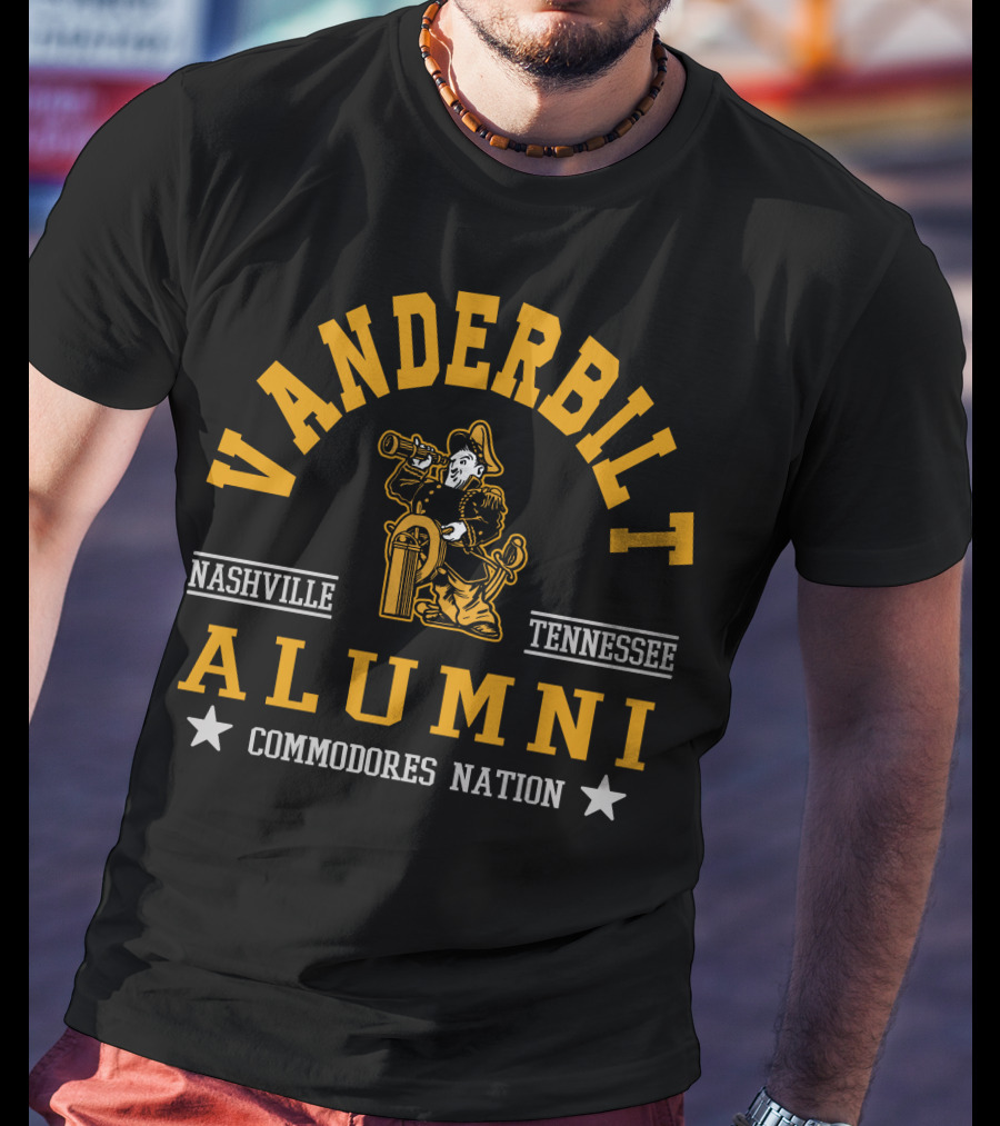 Vanderbilt Alumni Nashville Tennessee Commodores Nation T-Shirt