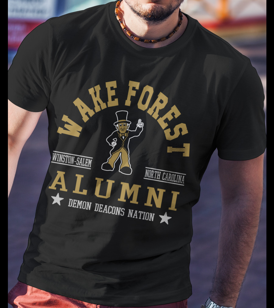Wake Forest Alumni Winston-Salem North Carolina Demon Deacons Nation T-Shirt