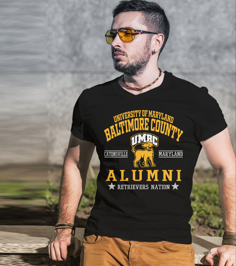 University Of Maryland Baltimore County UMBC Alumni Retrievers Nation Catonsville Maryland T-Shirt