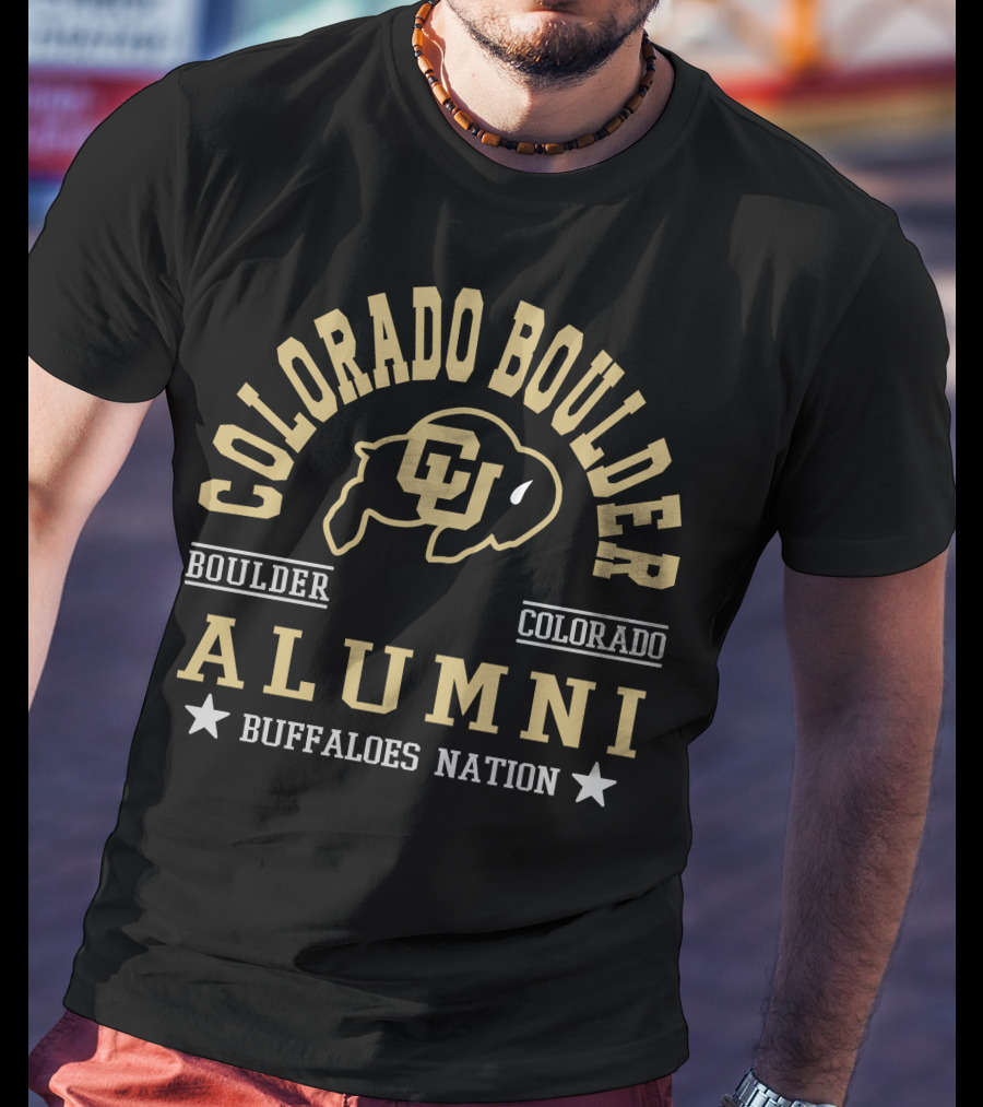 Colorado Boulder Alumni Buffaloes Nation Boulder Colorado T-Shirt