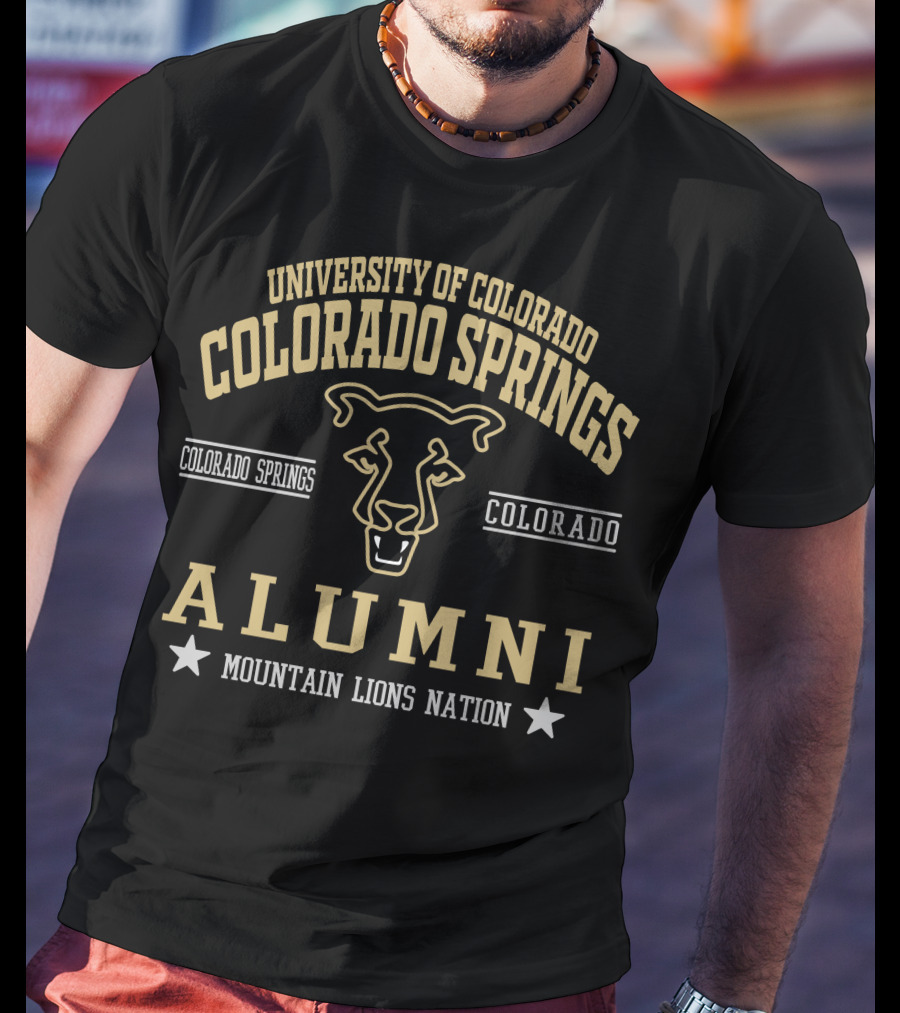 University Of Colorado Colorado Springs Alumni Mountain Lions Nation T-Shirt